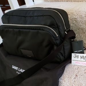 NWT AUTHENTIC Saint Laurent large nylon tote